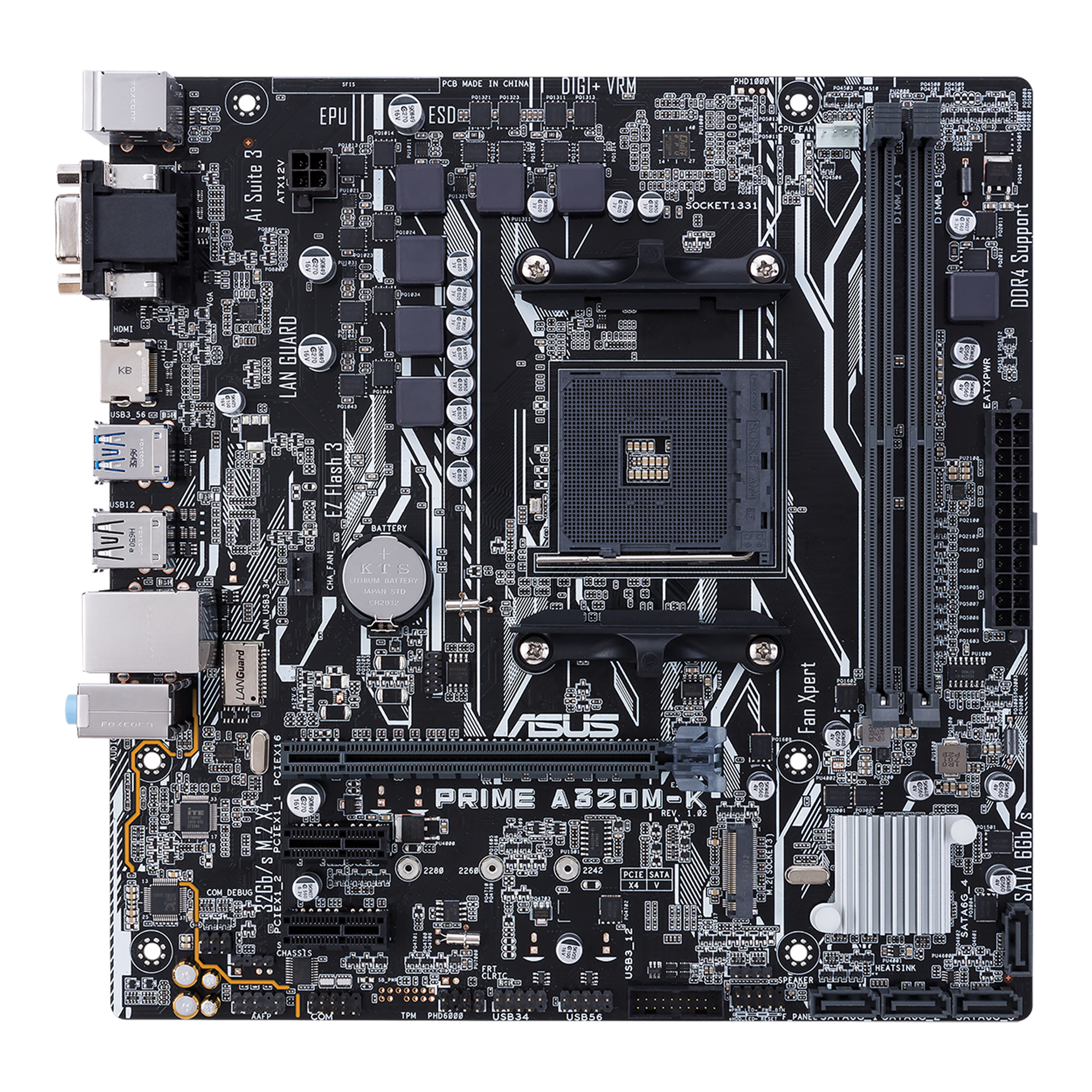 Asus Prime A320M-K reference image