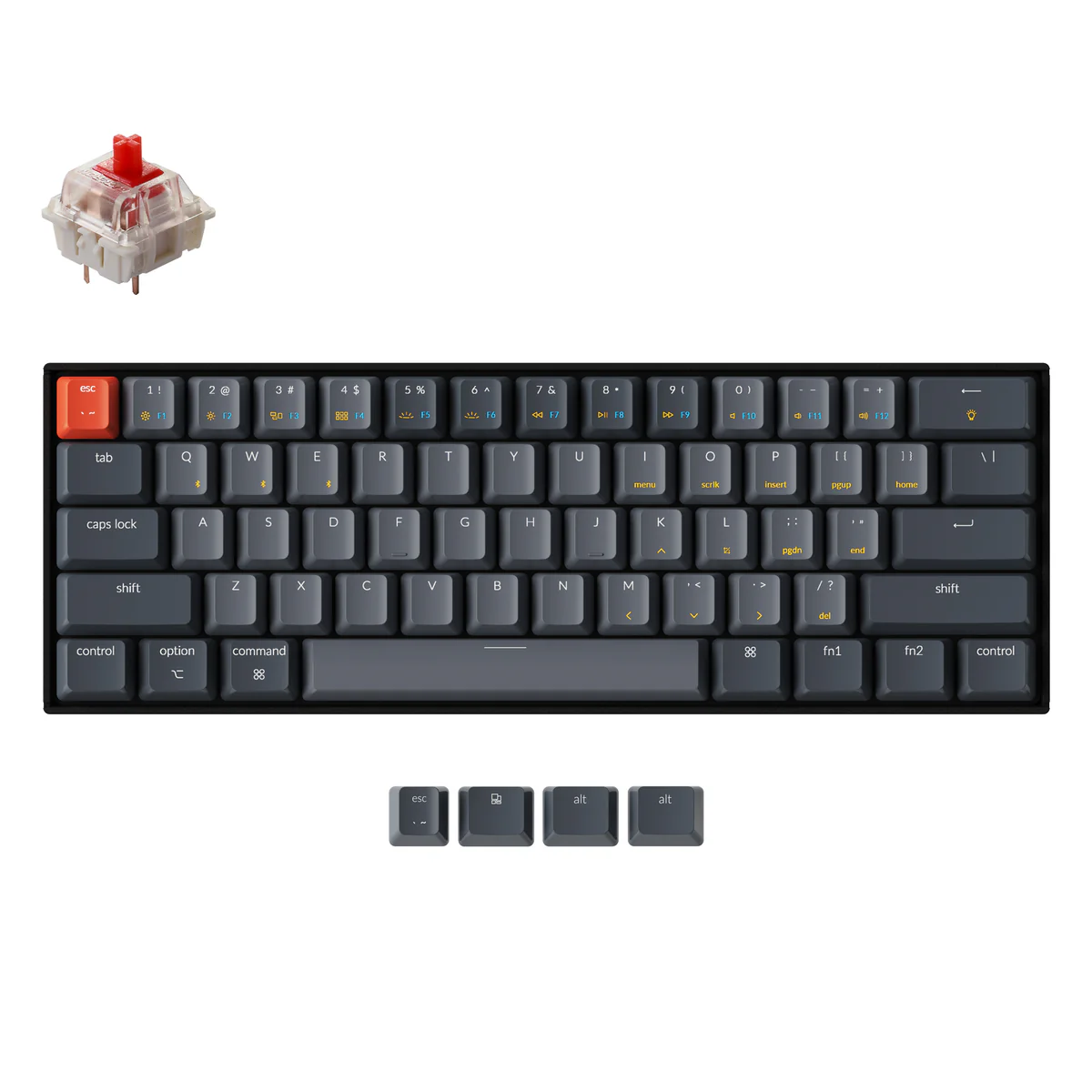 Keychron K12 Wireless Mechanical Keyboard reference image