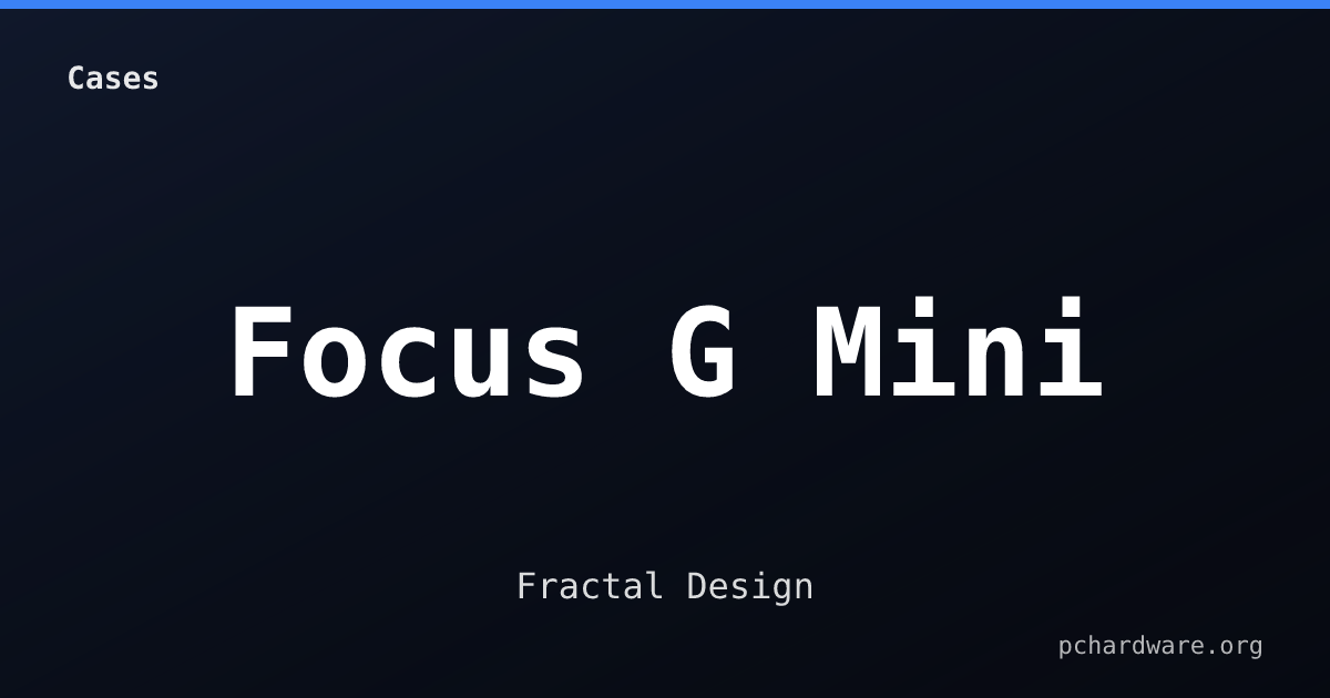 Focus G Mini card