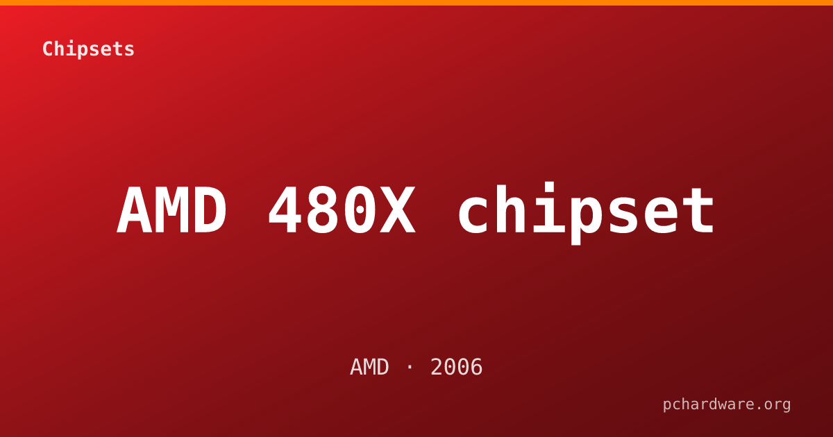 AMD 480X chipset card
