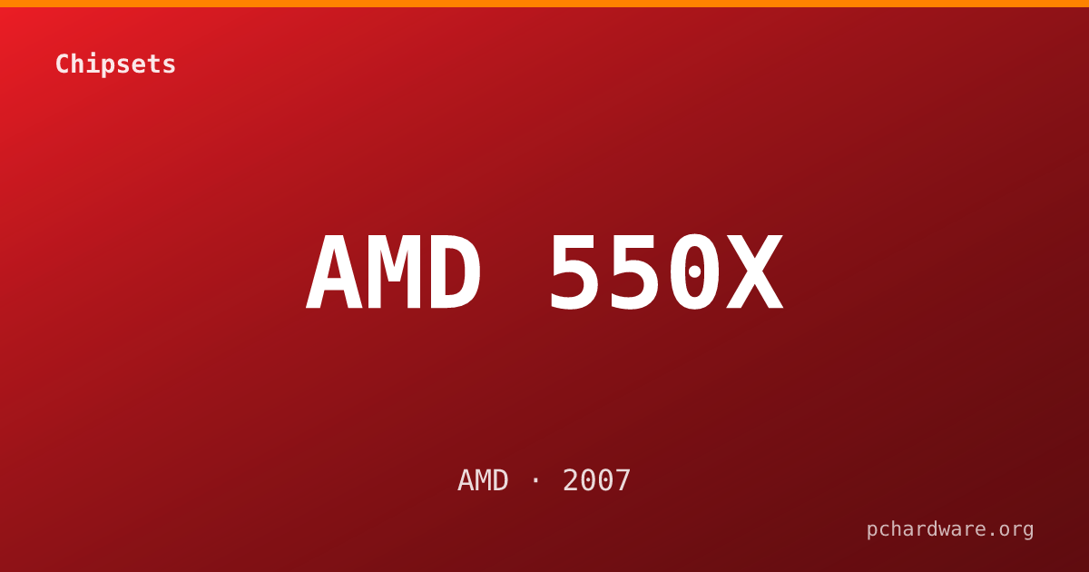 AMD 550X card
