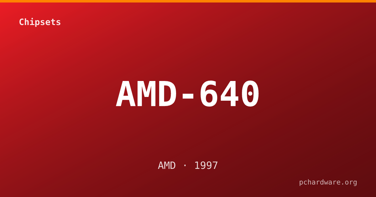 AMD-640 card
