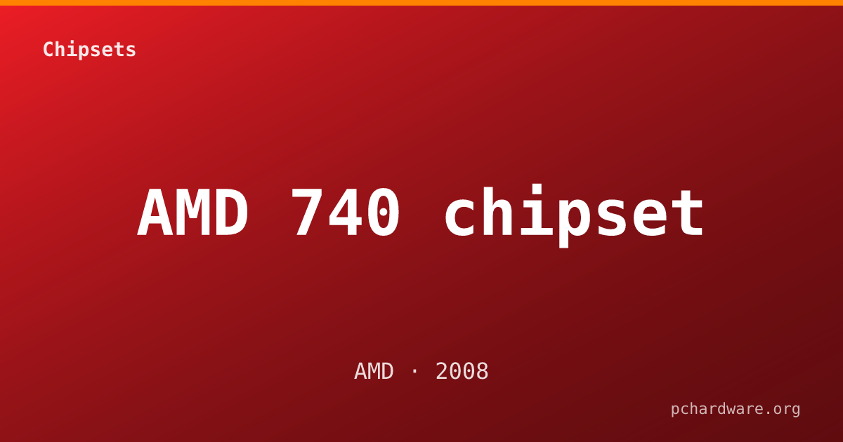 AMD 740 chipset card