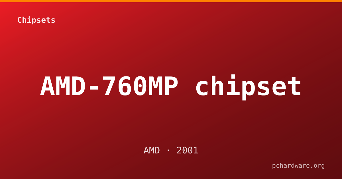 AMD-760MP chipset card