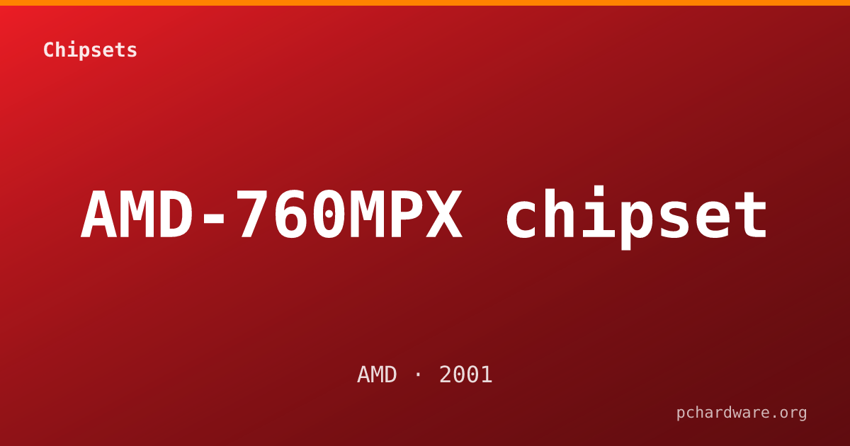 AMD-760MPX chipset card