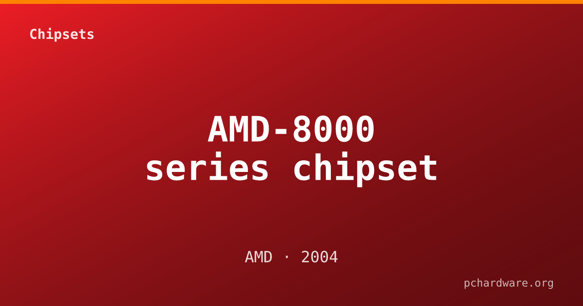 AMD-8000 series chipset card