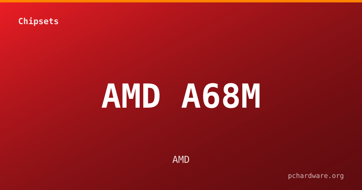 AMD A68M card