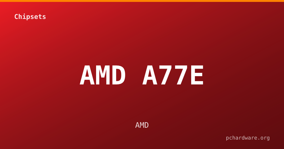 AMD A77E card