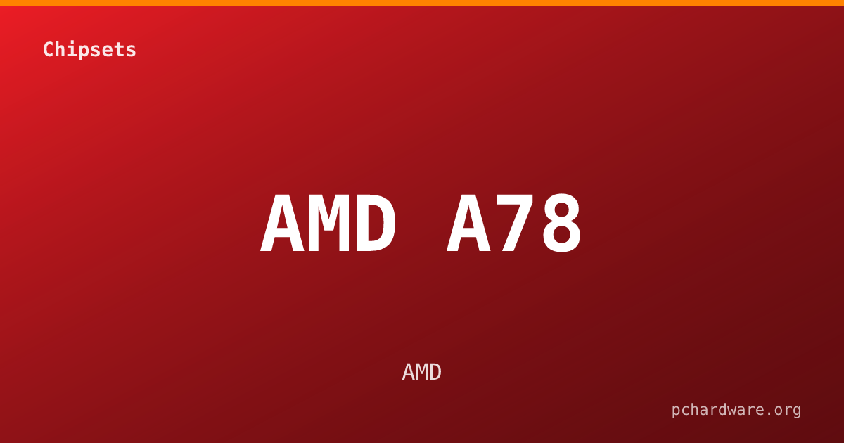 AMD A78 card