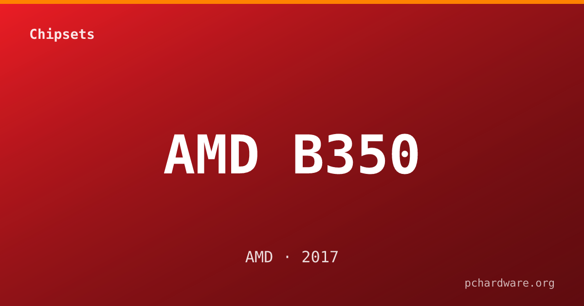 AMD B350 card