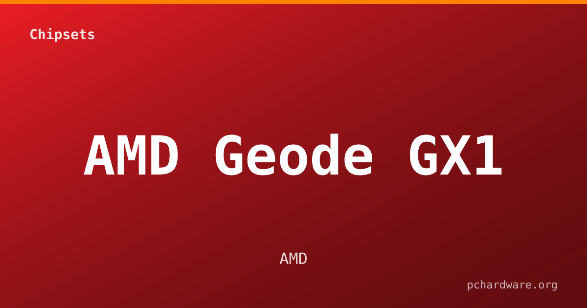AMD Geode GX1 card