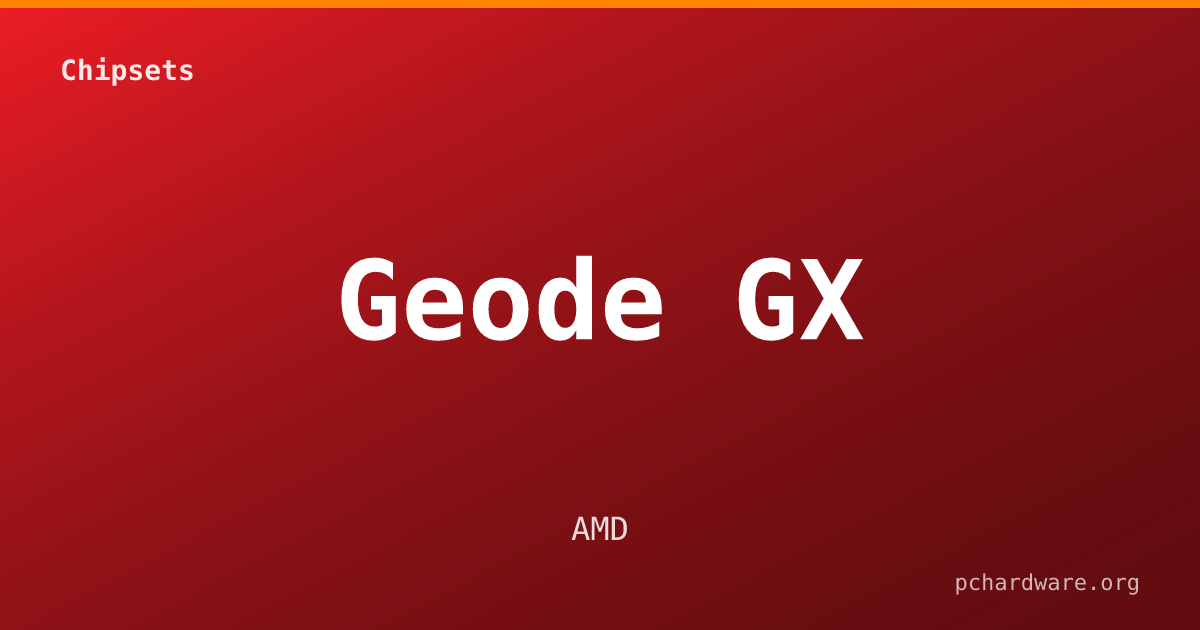 Geode GX card