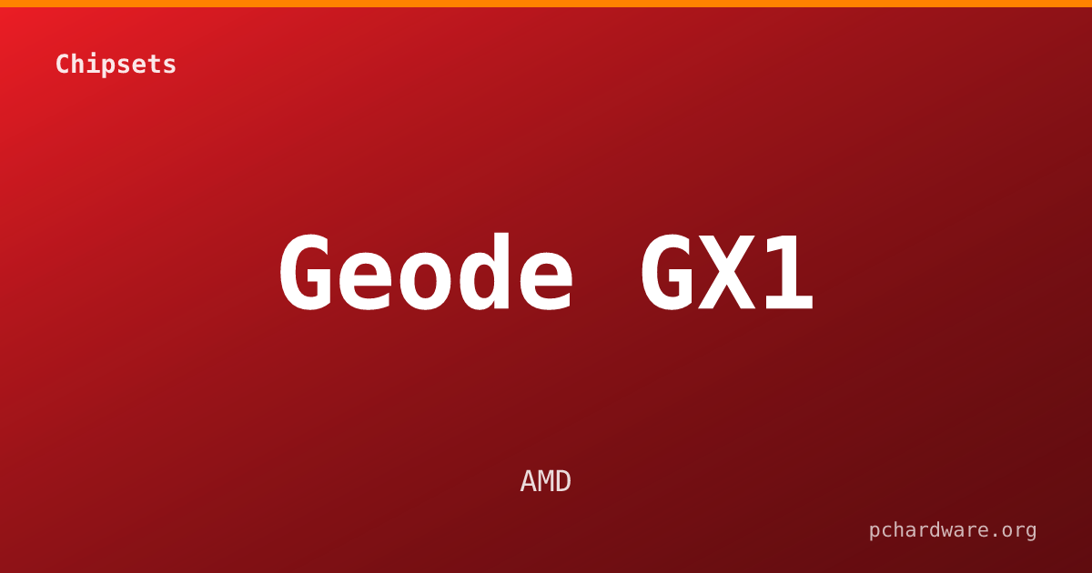 Geode GX1 card