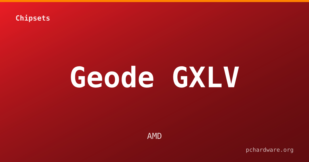 Geode GXLV card