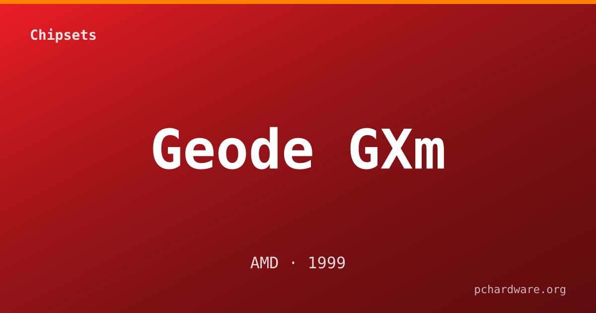 Geode GXm card