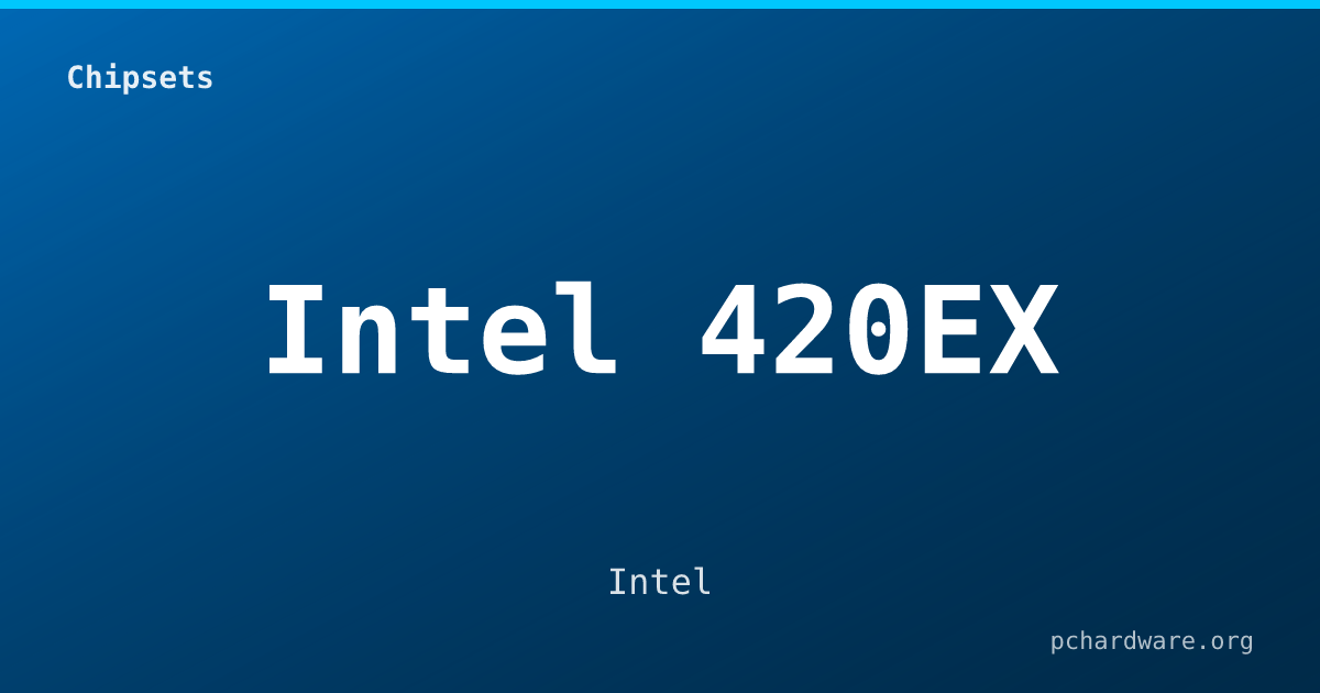 Intel 420EX card