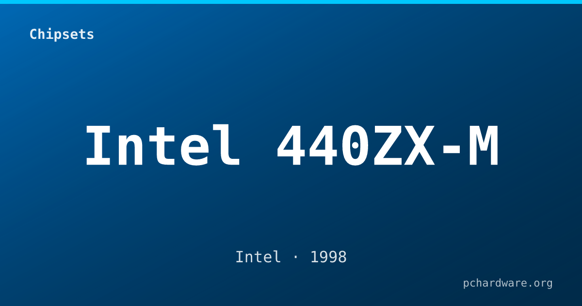 Intel 440ZX-M card