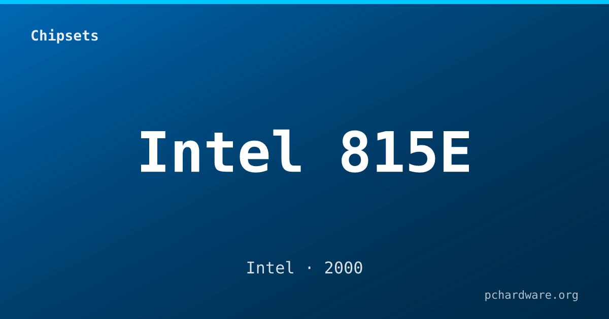 Intel 815E card