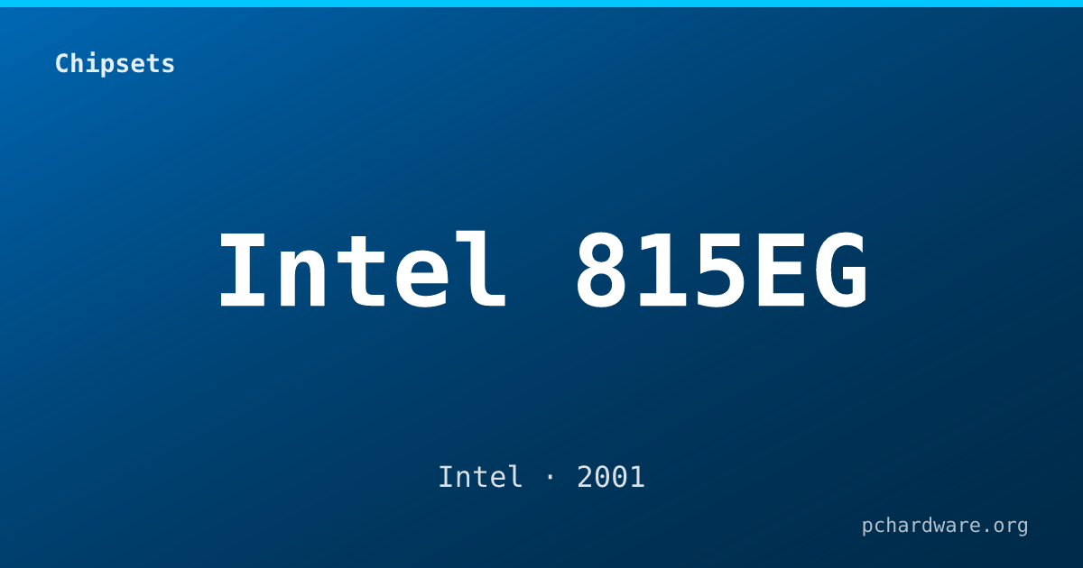 Intel 815EG card