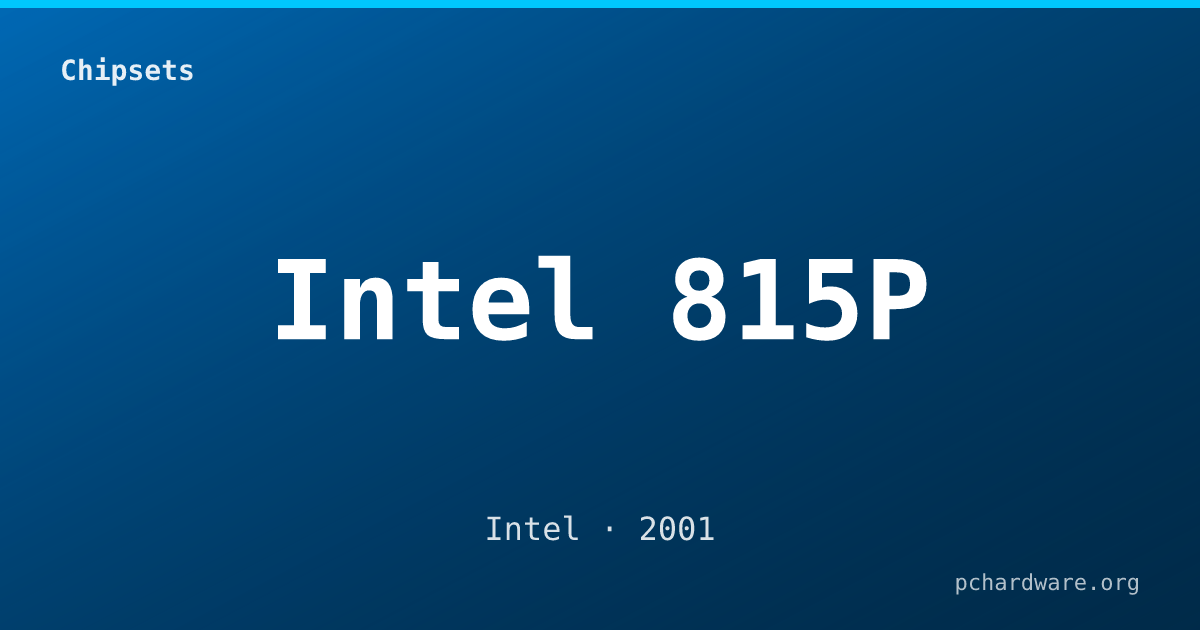 Intel 815P card