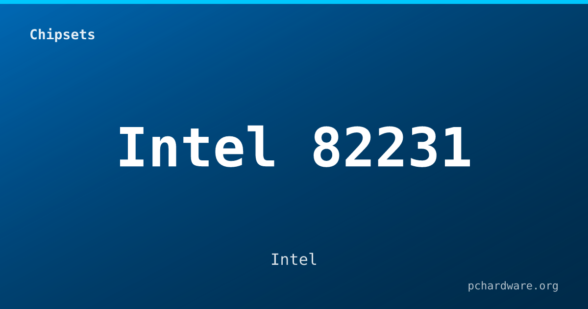 Intel 82231 card