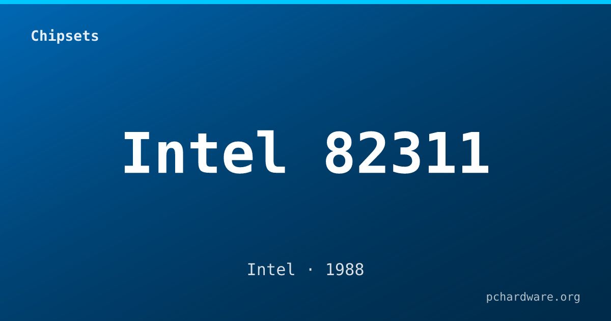 Intel 82311 card