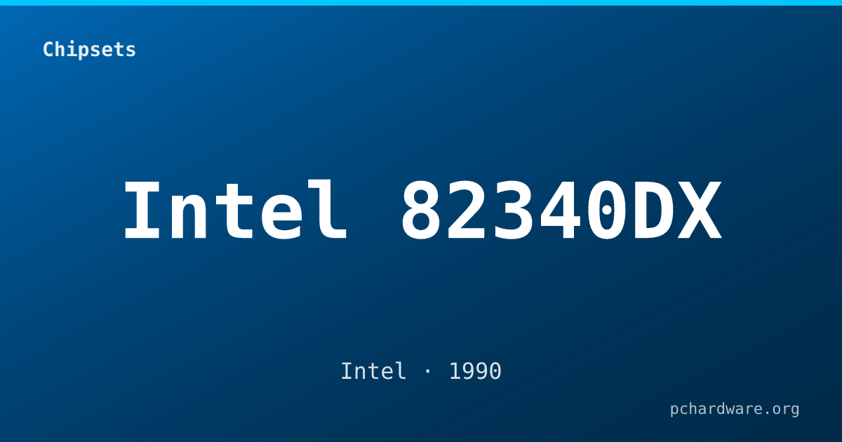 Intel 82340DX card