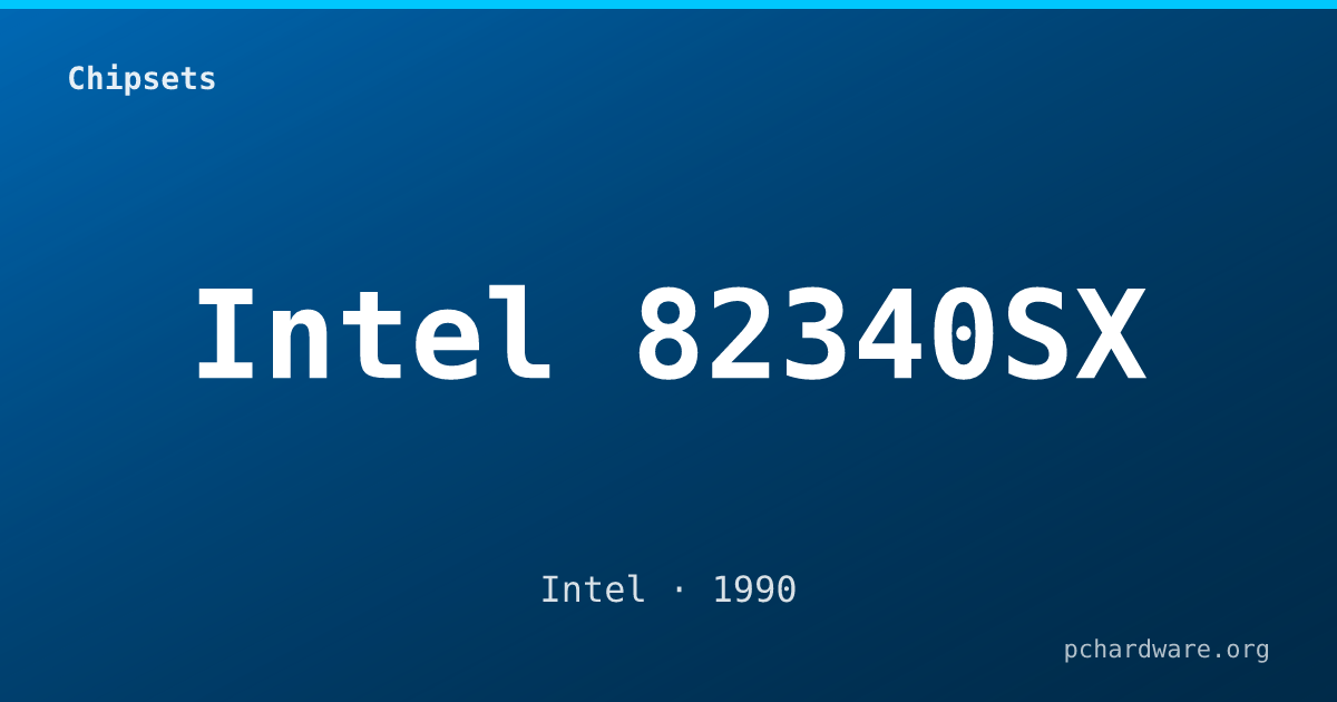 Intel 82340SX card