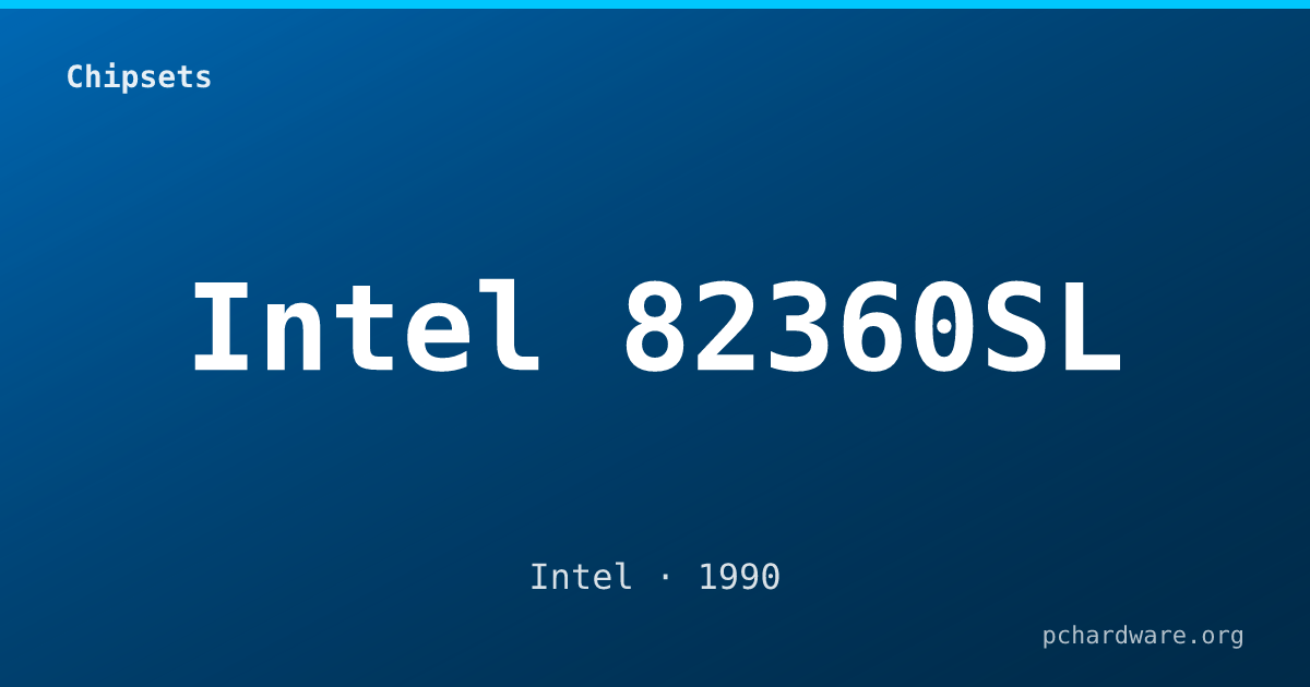 Intel 82360SL card