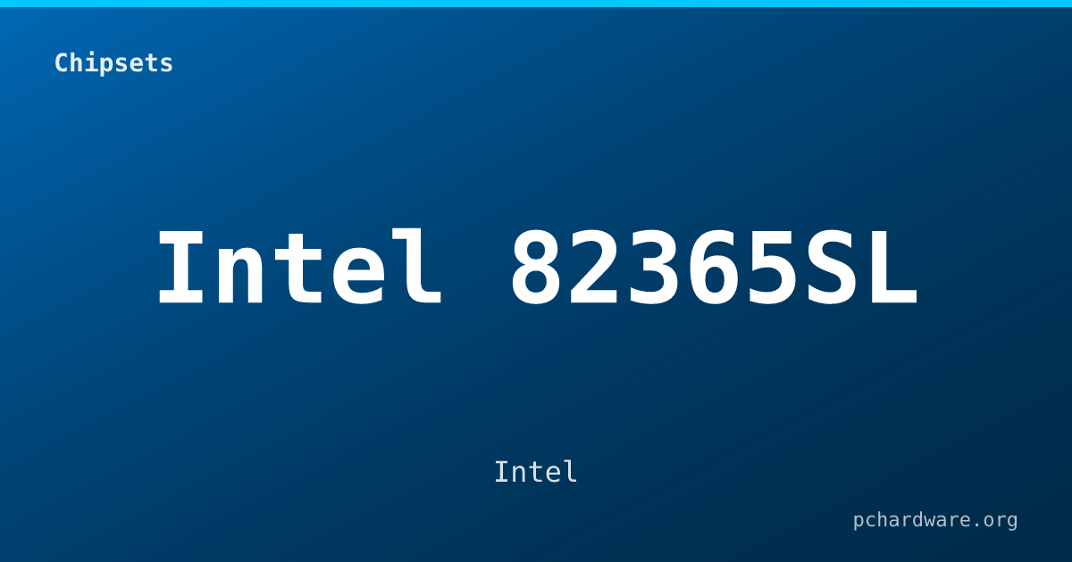 Intel 82365SL card