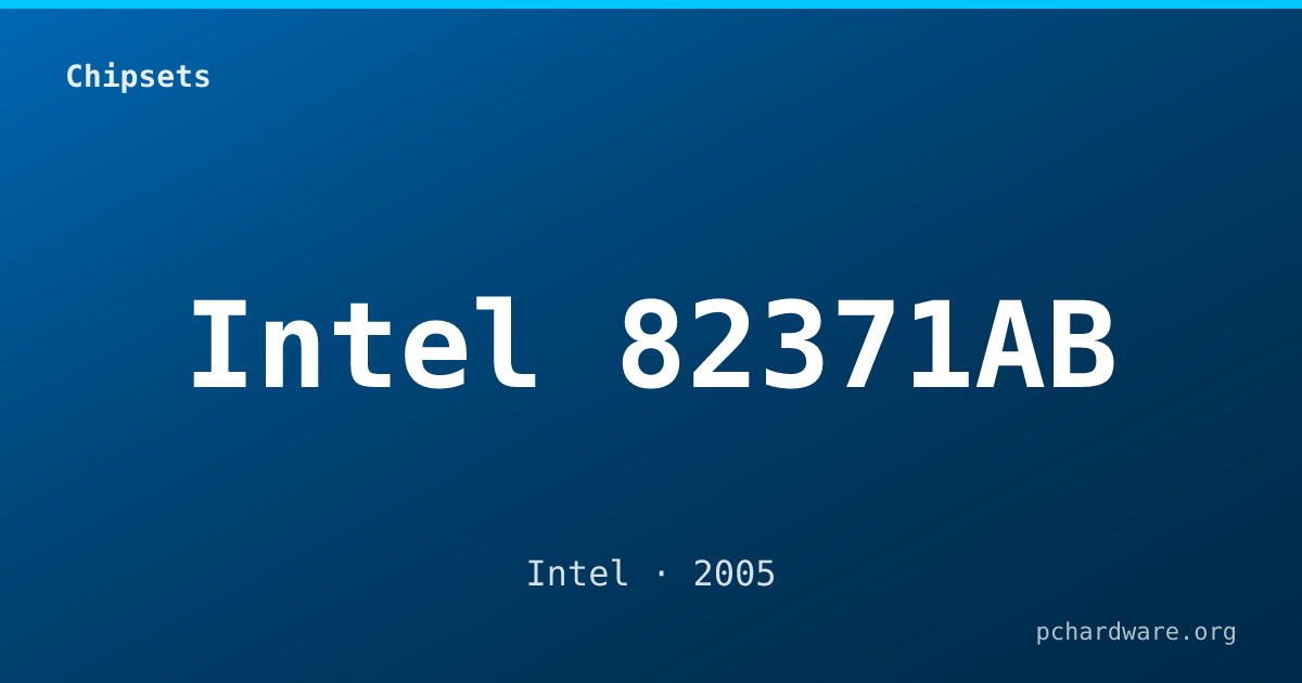 Intel 82371AB card