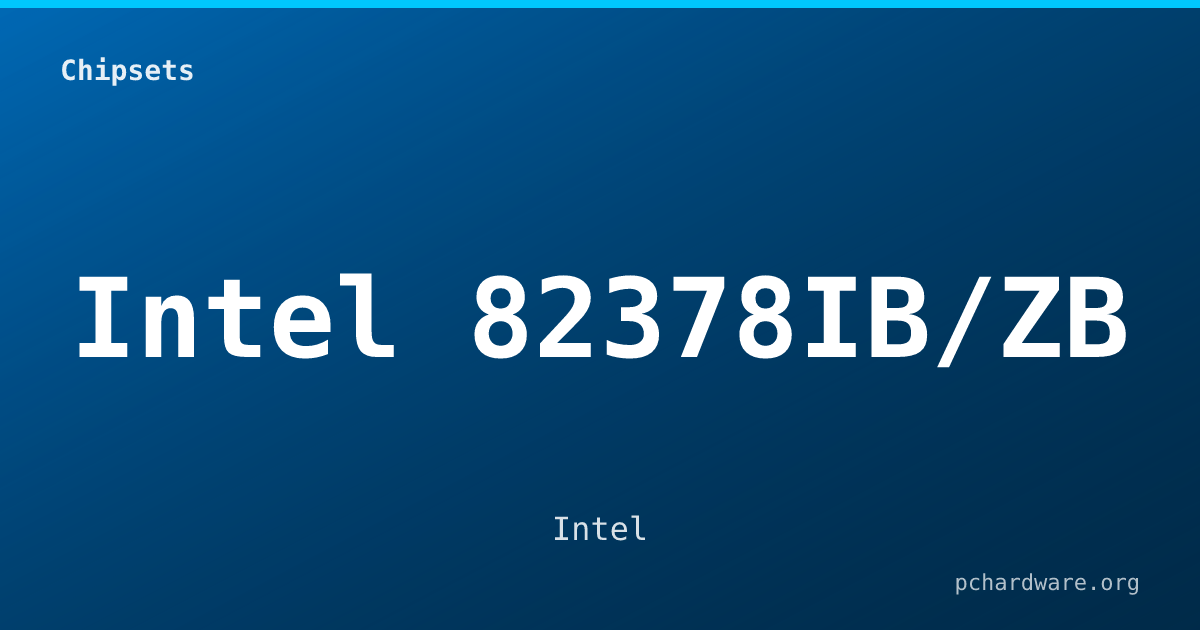 Intel 82378IB/ZB card