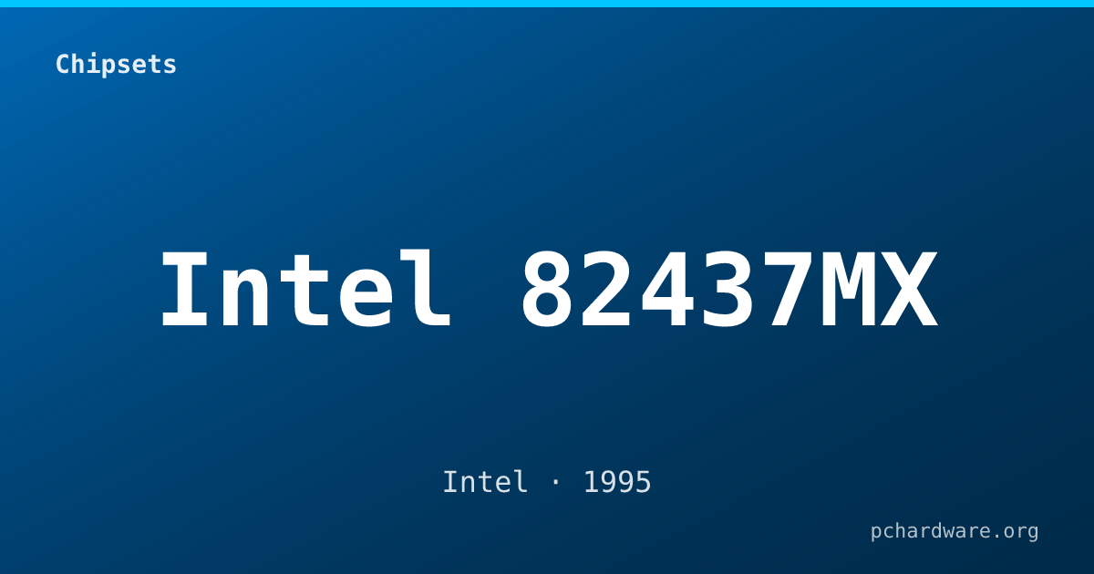 Intel 82437MX card