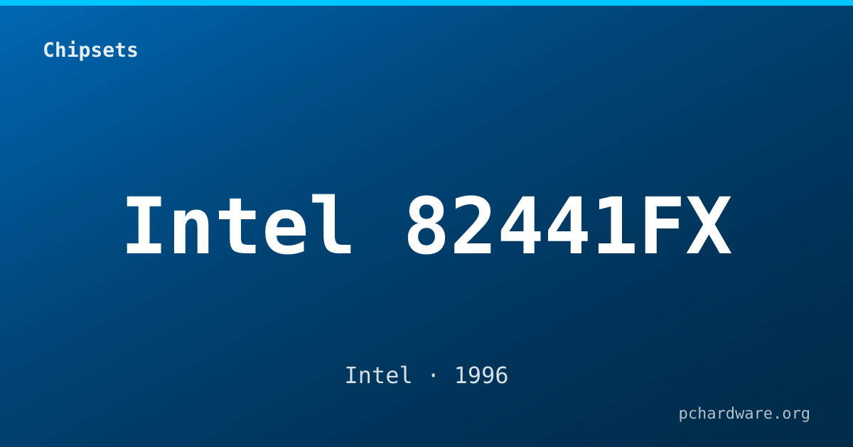 Intel 82441FX card
