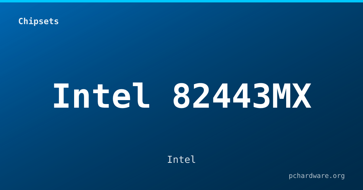 Intel 82443MX card