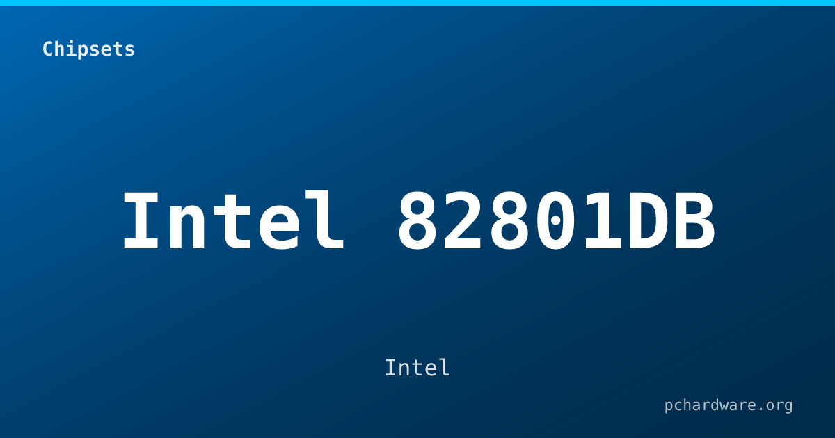 Intel 82801DB card