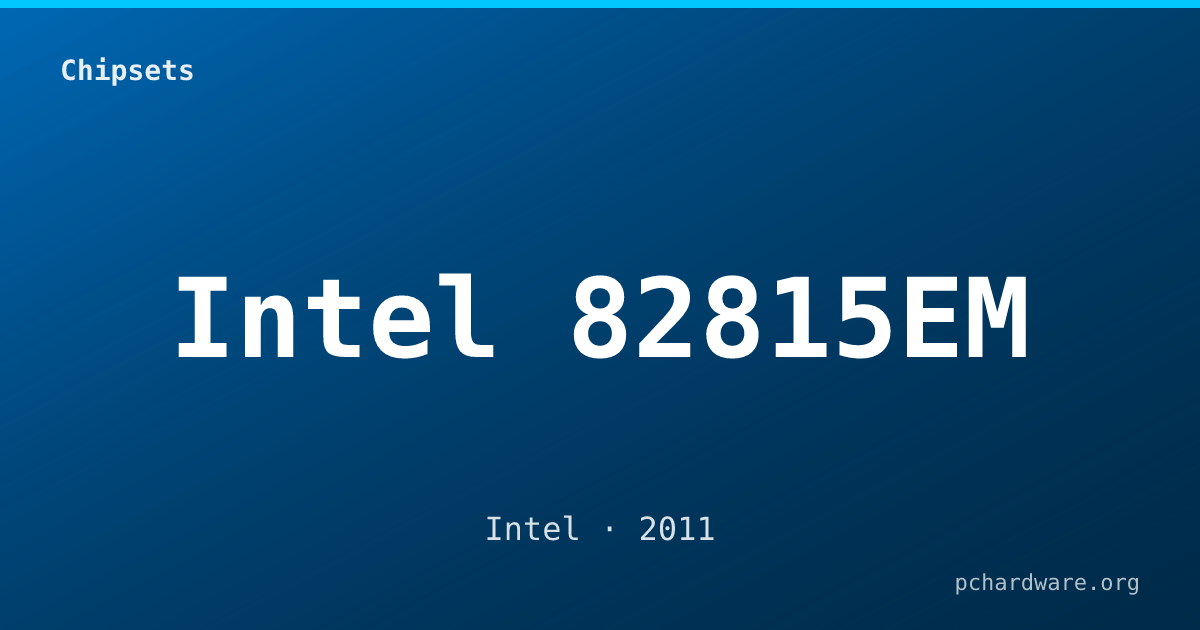 Intel 82815EM card