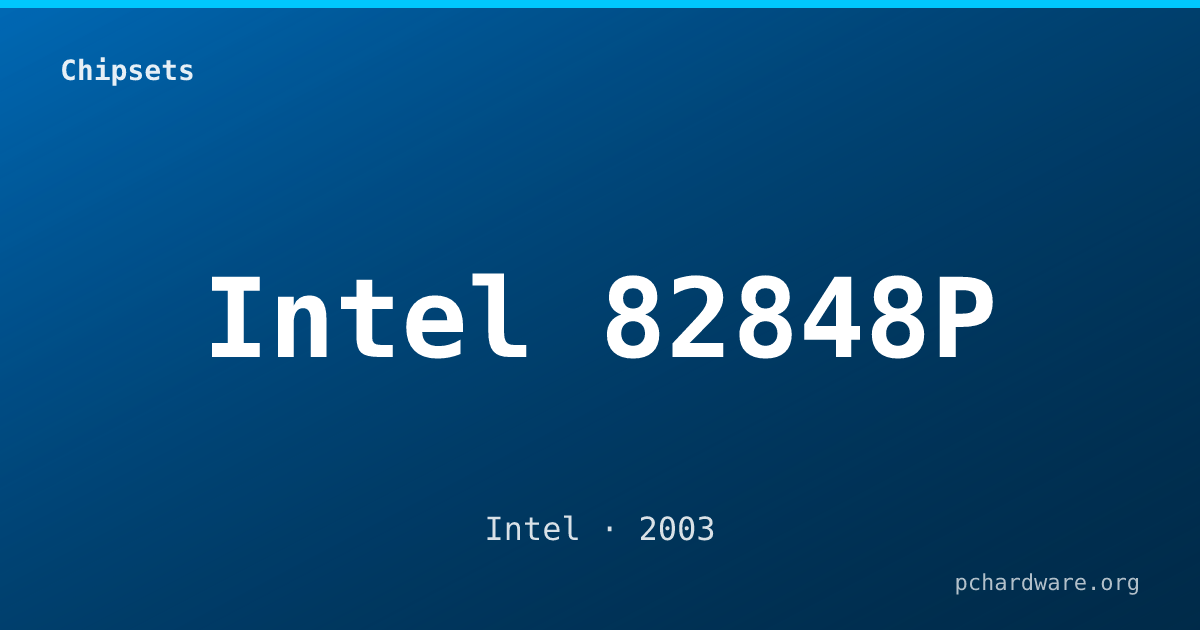Intel 82848P card