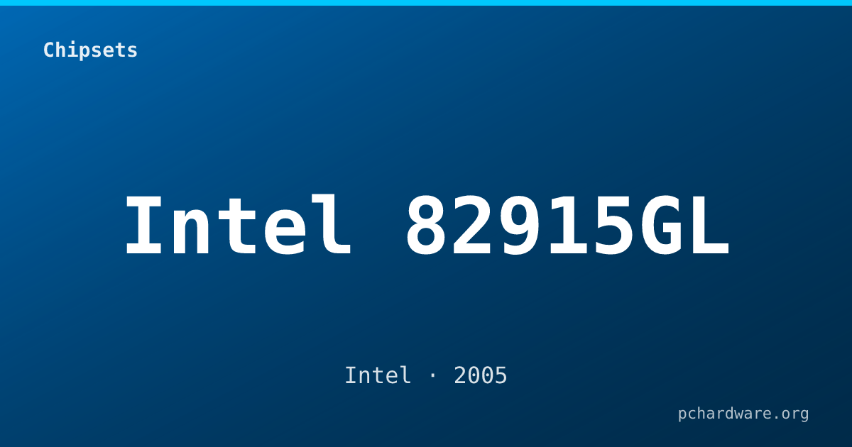 Intel 82915GL card