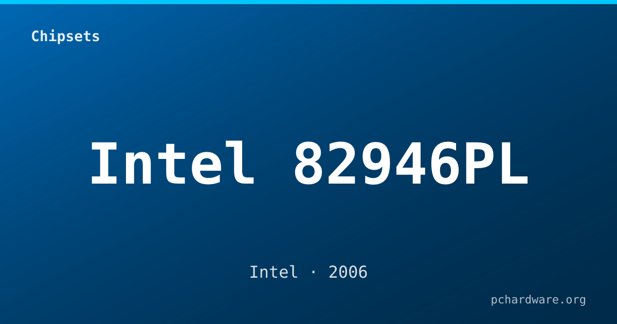 Intel 82946PL card