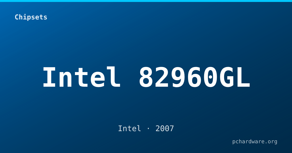 Intel 82960GL card