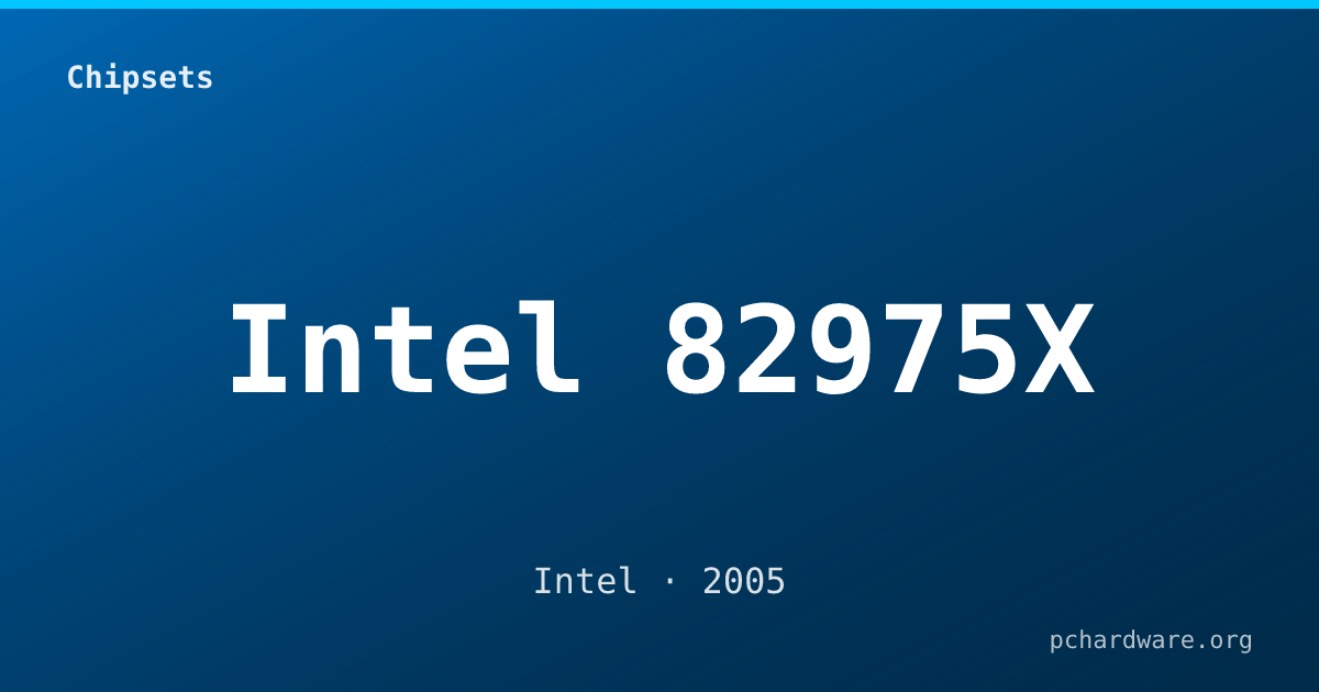 Intel 82975X card