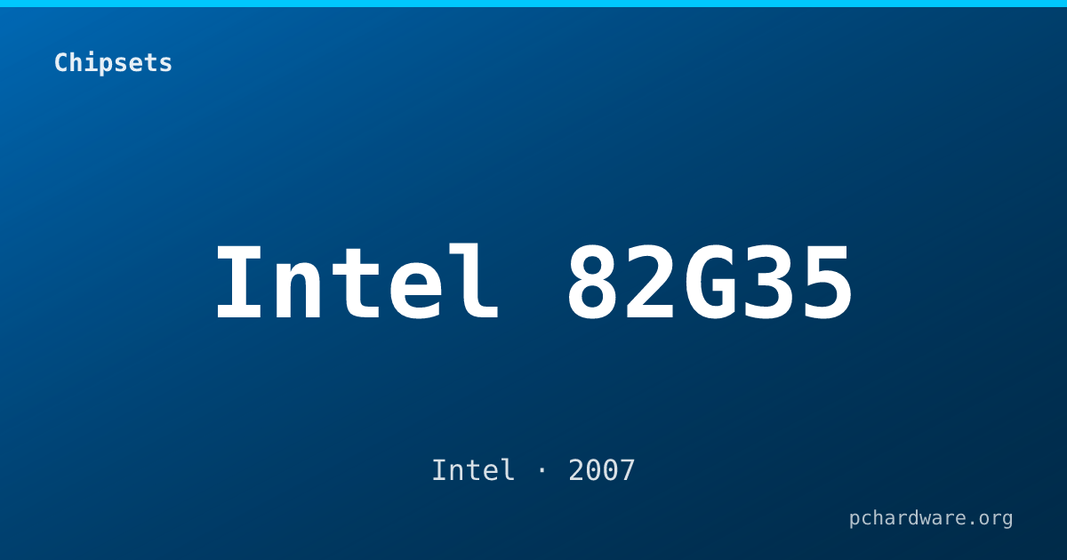 Intel 82G35 card