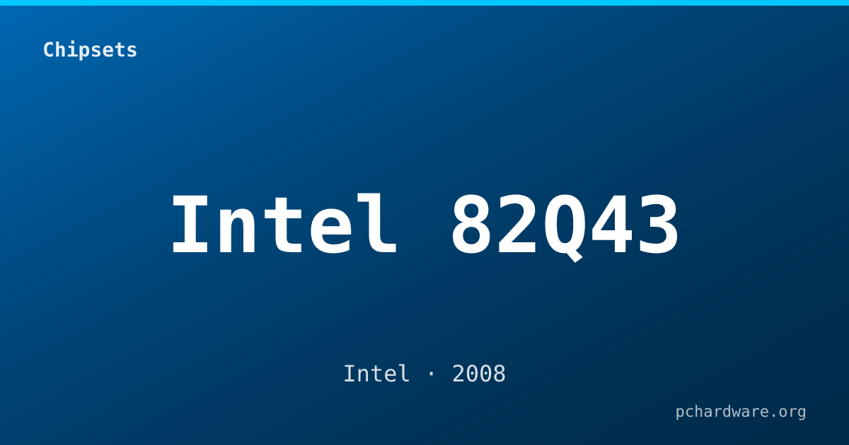 Intel 82Q43 card