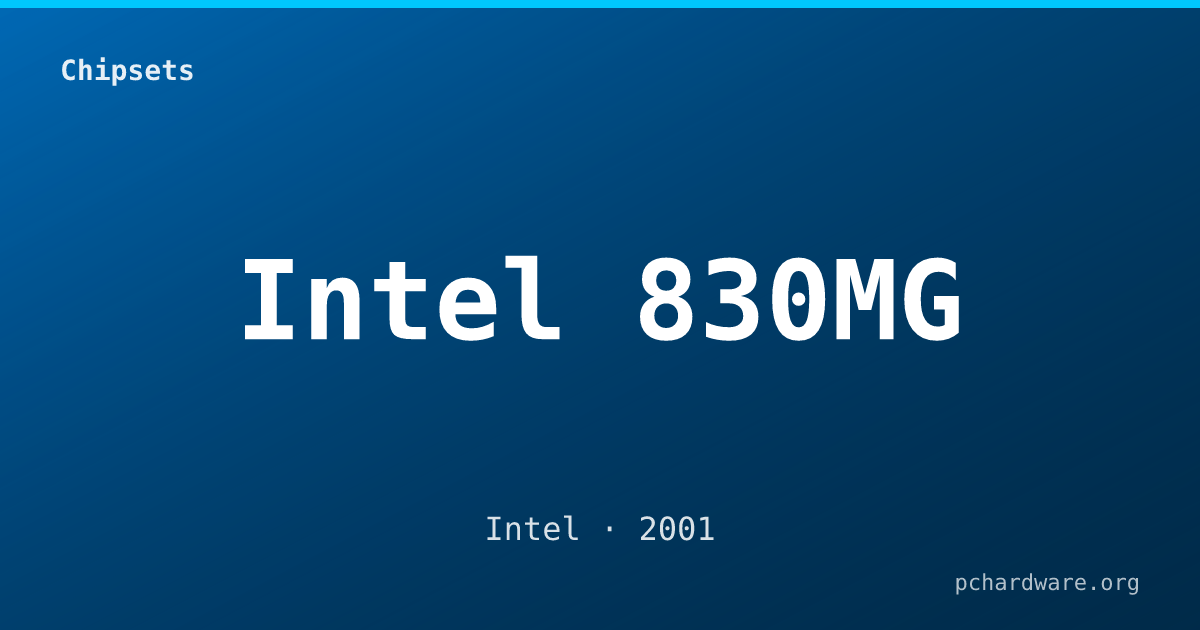 Intel 830MG card