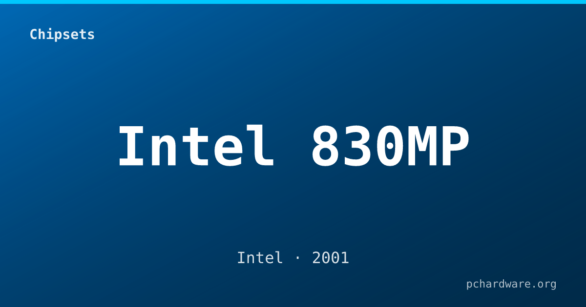 Intel 830MP card