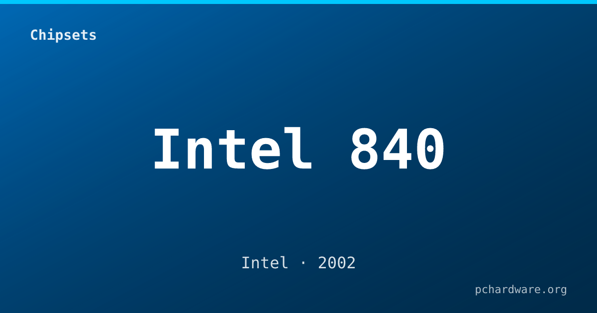 Intel 840 card