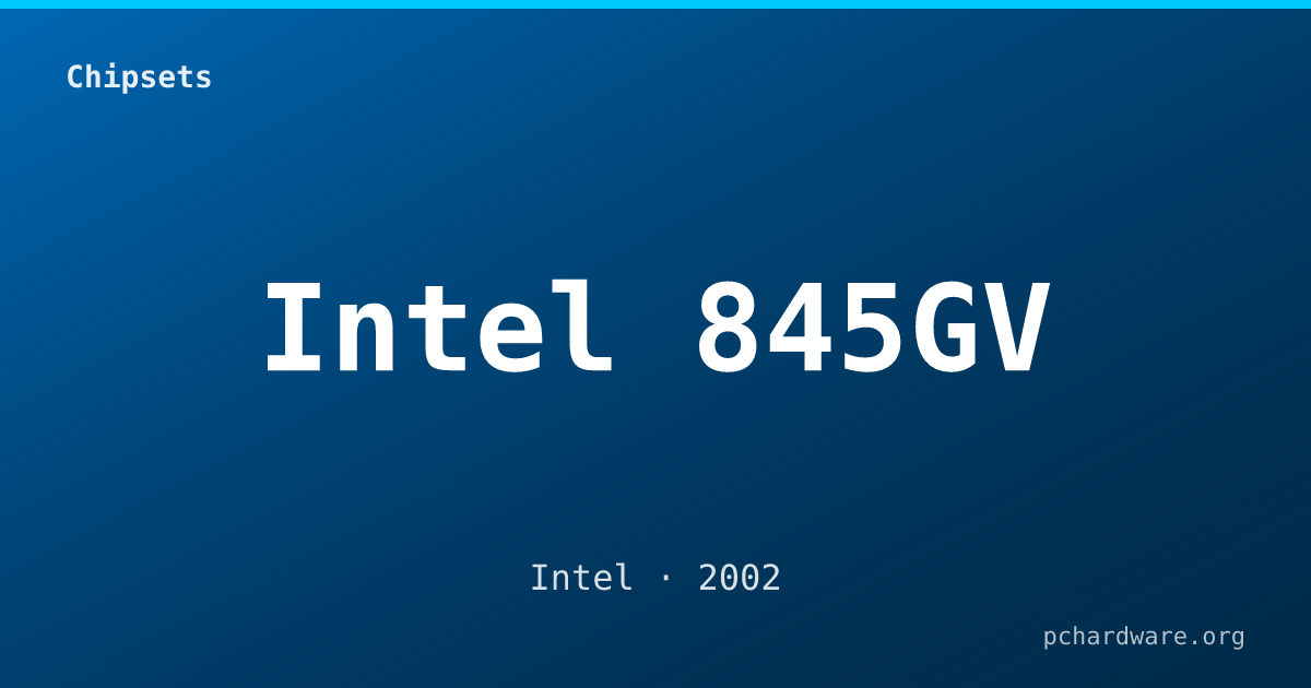 Intel 845GV card