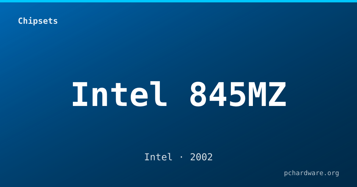 Intel 845MZ card