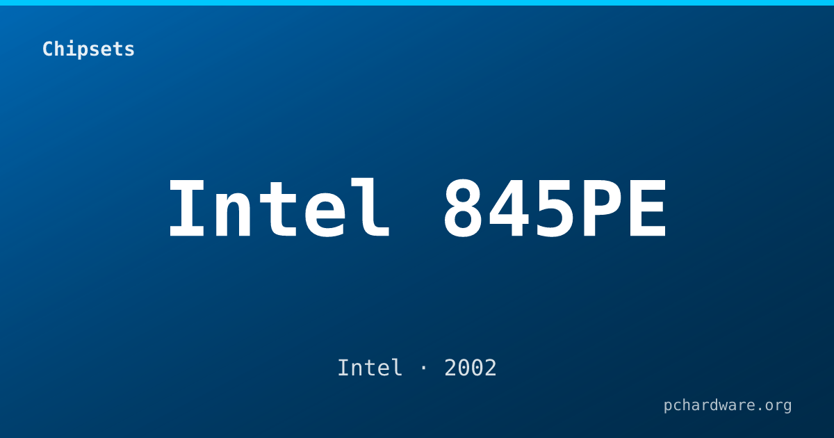 Intel 845PE card
